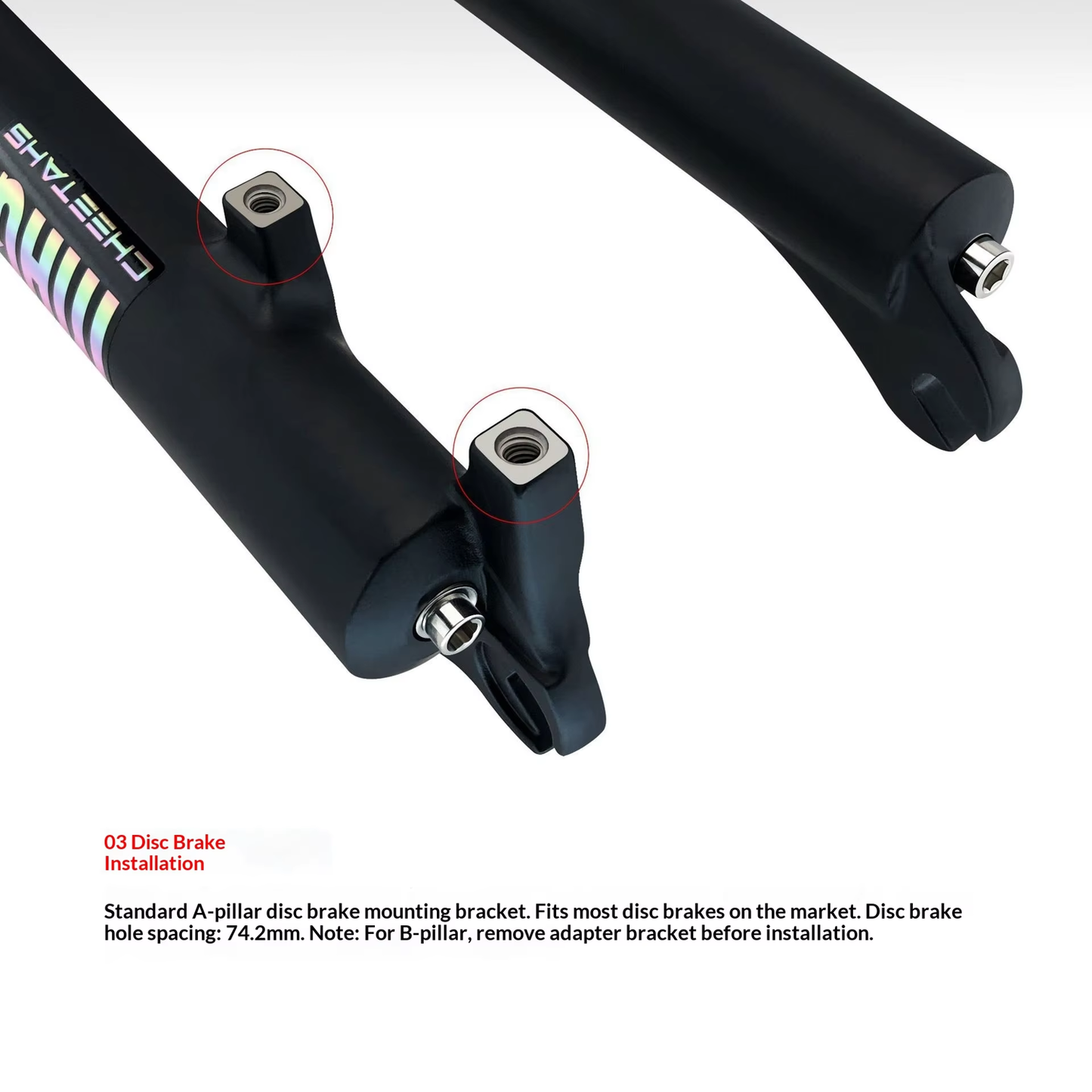 MTB triple clamp forks