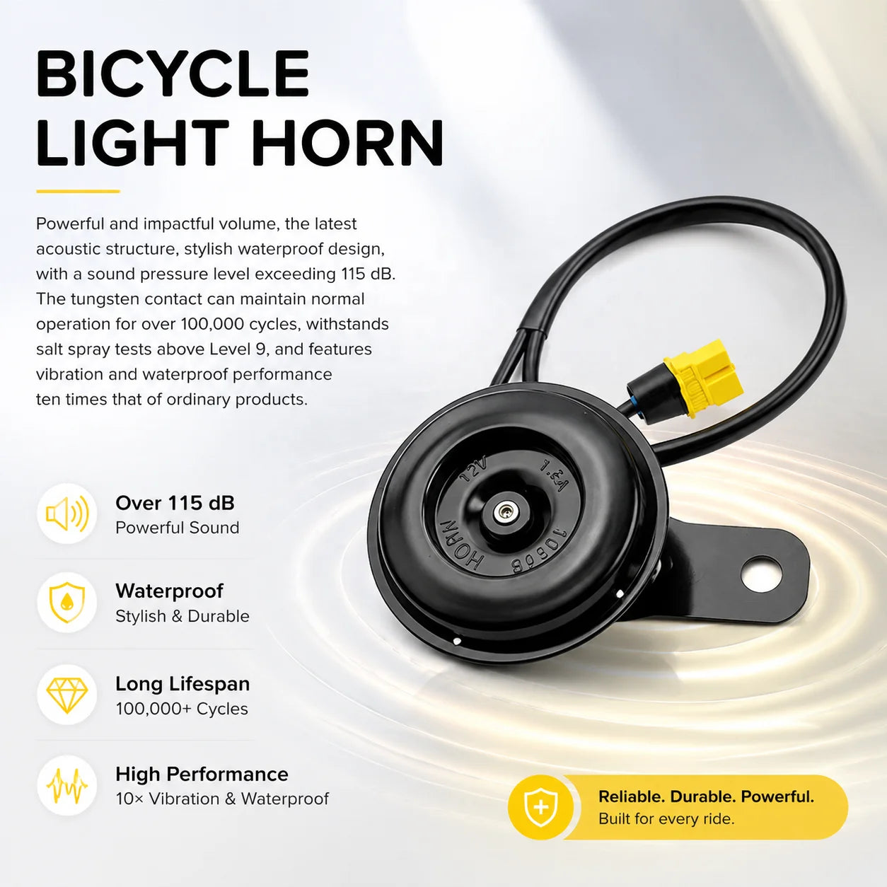 Battery Powered Baja Light with Horn