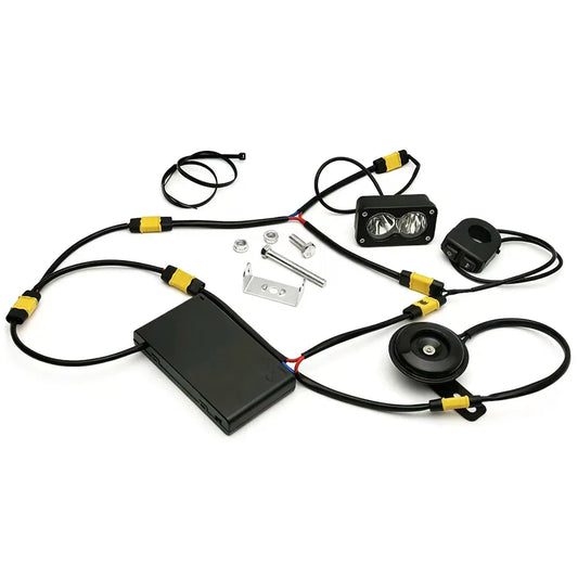 Battery Powered Baja Light with Horn