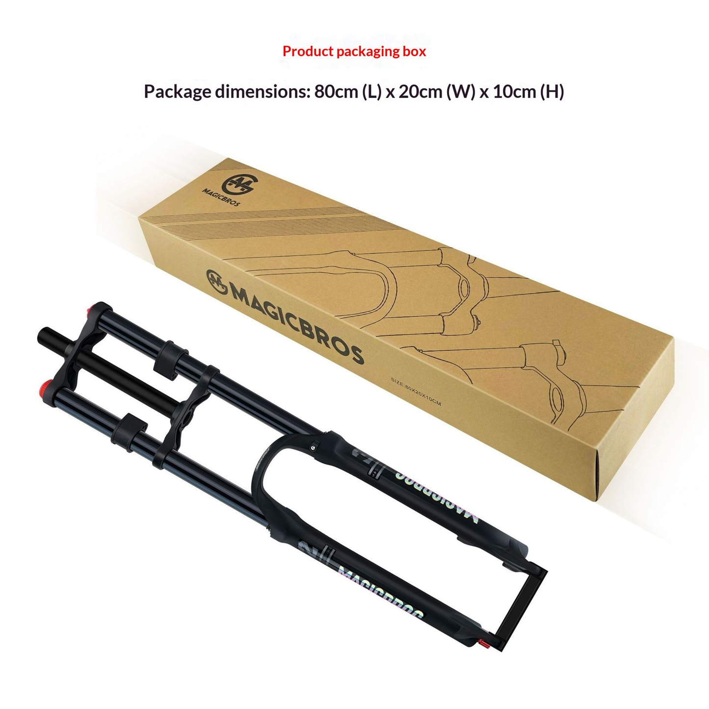 MTB triple clamp forks
